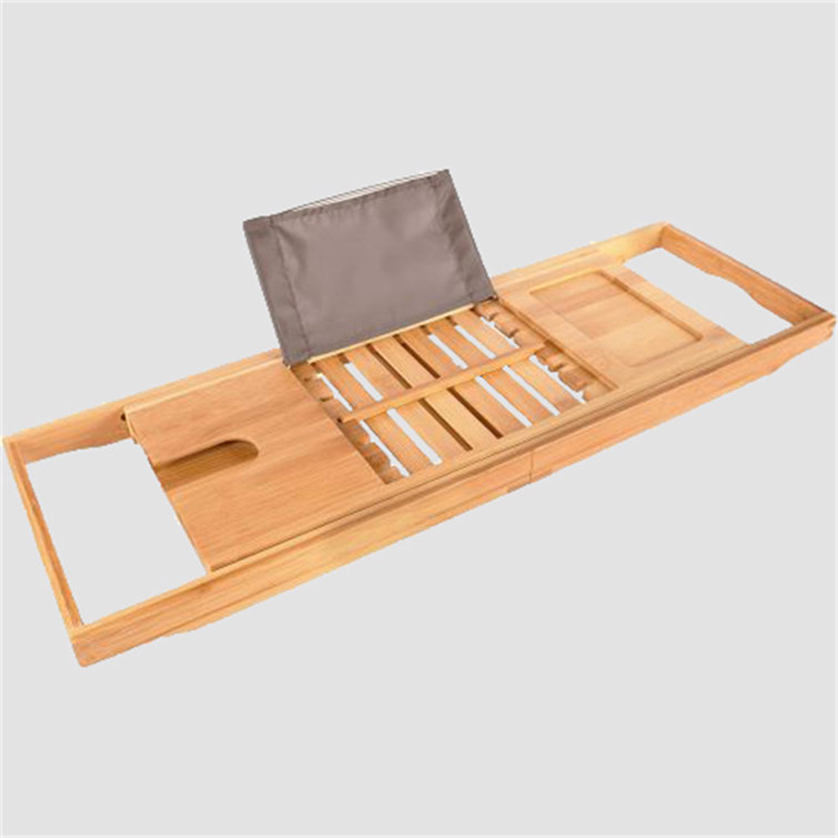 DRAMLOR™ FreeStanding Bamboo Shower Shelf Wayfair